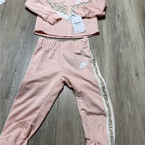 Nike Echo Pink Toddler Girls' 2-Piece Zip Jacket & Pants Set